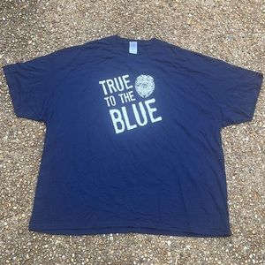 True to the Blue Men’s T-Shirt 4XL